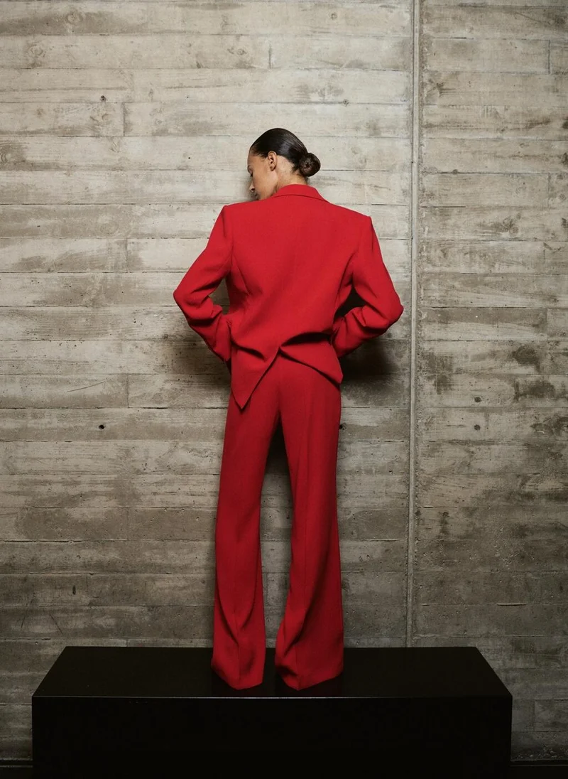 مانجو High-waist suits trousers